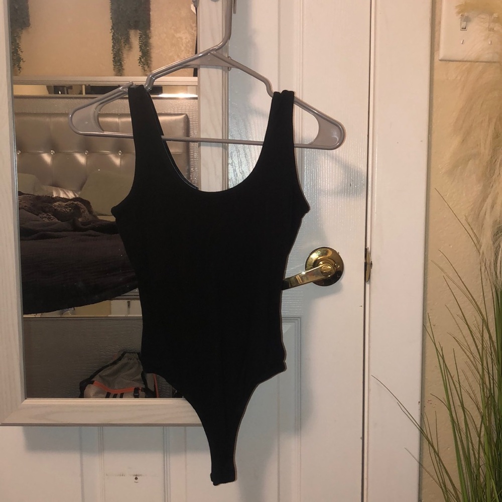 black bodysuit